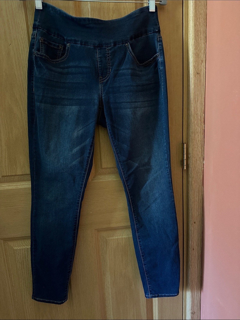 Women’s Dark Blue Stretch Jeggings — Slim Fit Comfort